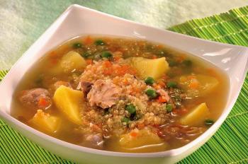 Sopa De Quinua Con Pollo Supermaxi